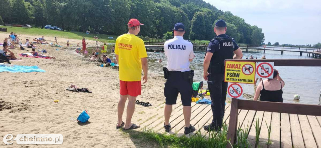 Wspólne działania chełmińskich mundurowych i WOPR