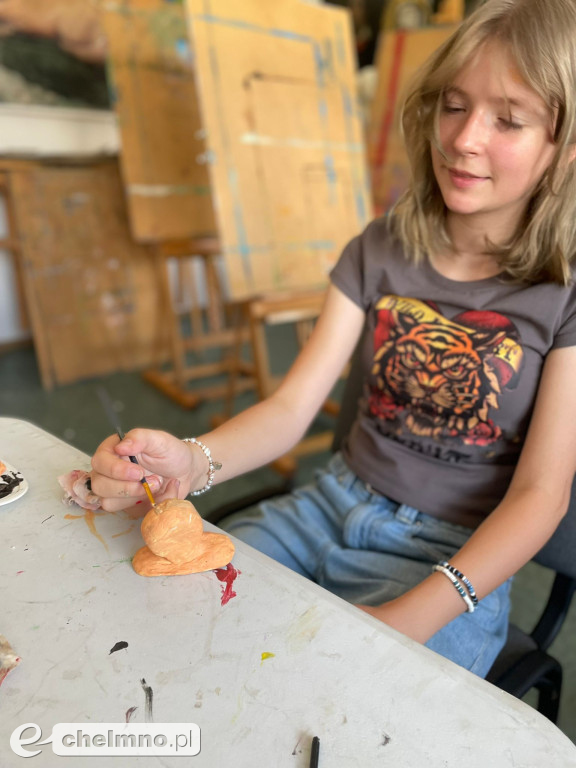 Wykazali się kreatywnie na warsztatach ceramicznych