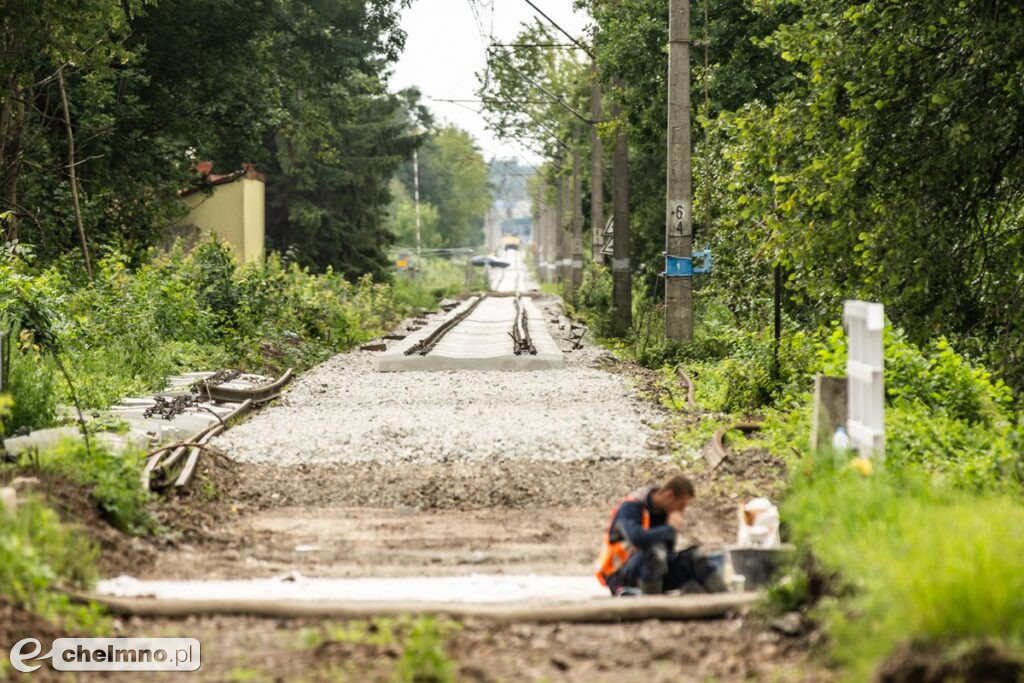 Tędy pojedzie pociąg do Ciechocinka (fotoreportaż z budowy)