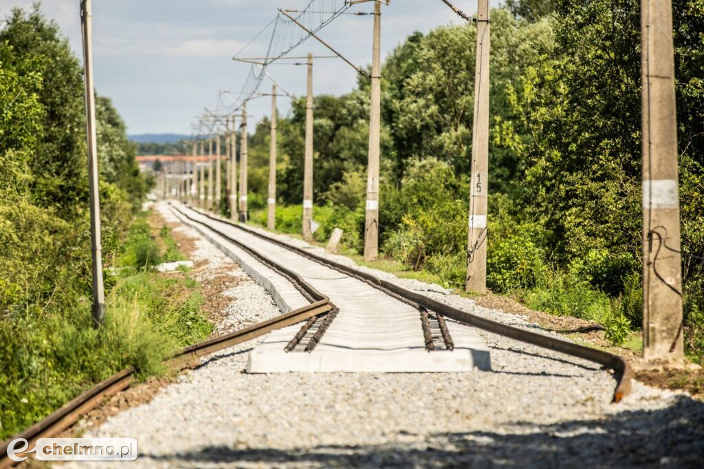 Tędy pojedzie pociąg do Ciechocinka (fotoreportaż z budowy)