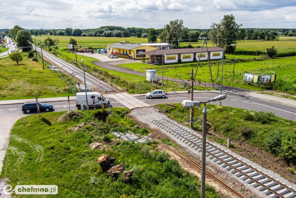Tędy pojedzie pociąg do Ciechocinka (fotoreportaż z budowy)