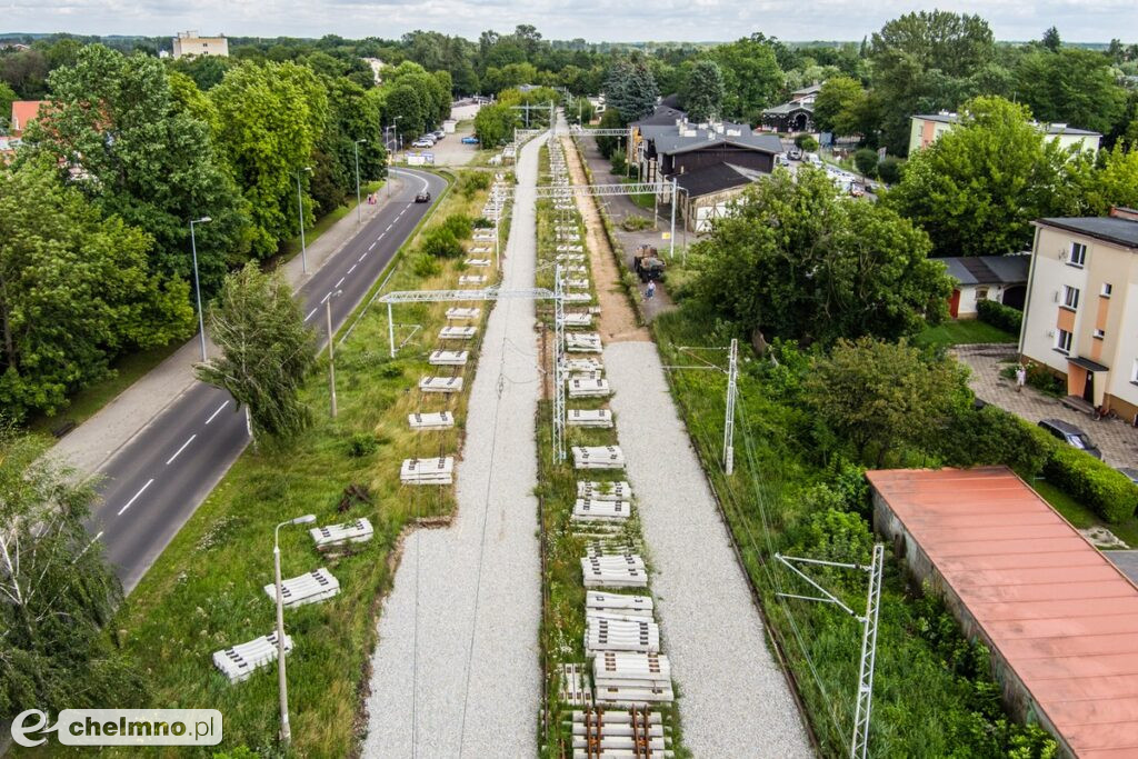 Tędy pojedzie pociąg do Ciechocinka (fotoreportaż z budowy)