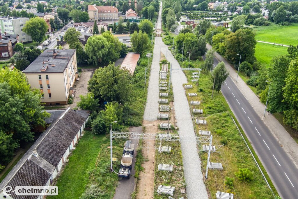 Tędy pojedzie pociąg do Ciechocinka (fotoreportaż z budowy)