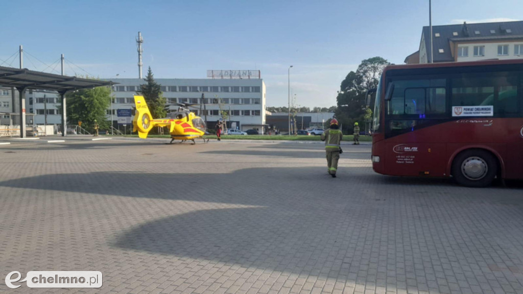 Tragiczny wypadek w Chełmnie: młody mężczyzna wyskoczył z okna mieszkania?