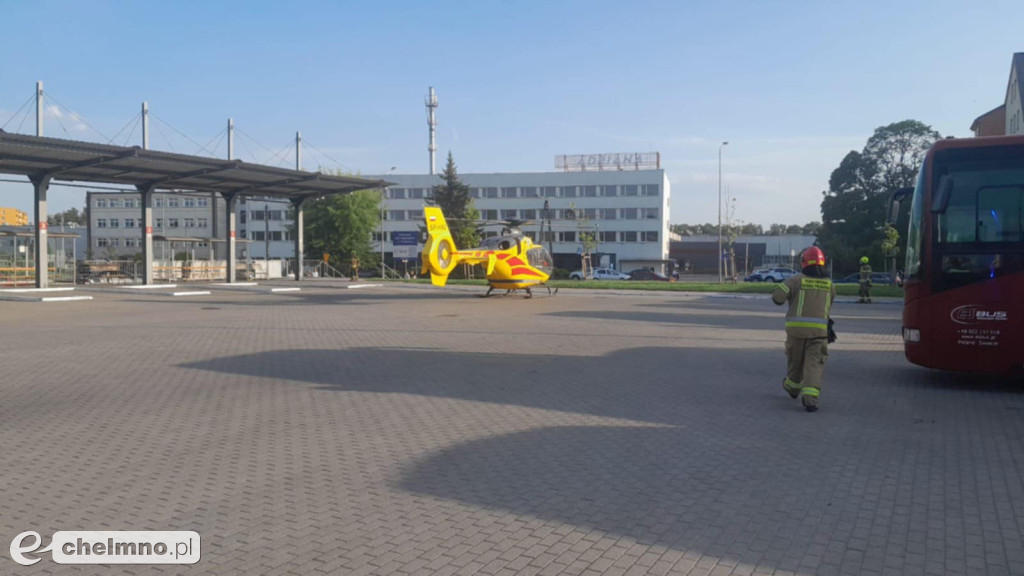 Tragiczny wypadek w Chełmnie: młody mężczyzna wyskoczył z okna mieszkania?