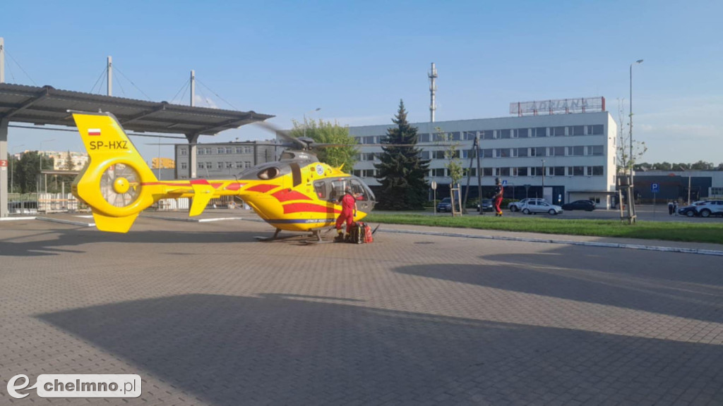 Tragiczny wypadek w Chełmnie: młody mężczyzna wyskoczył z okna mieszkania?