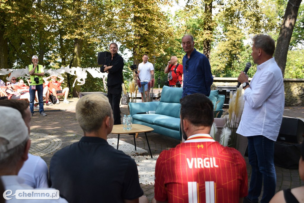 Dariusz Szpakowski i Grzegorz Mielcarski na spotkaniu autorskim z okazji 9 Hills