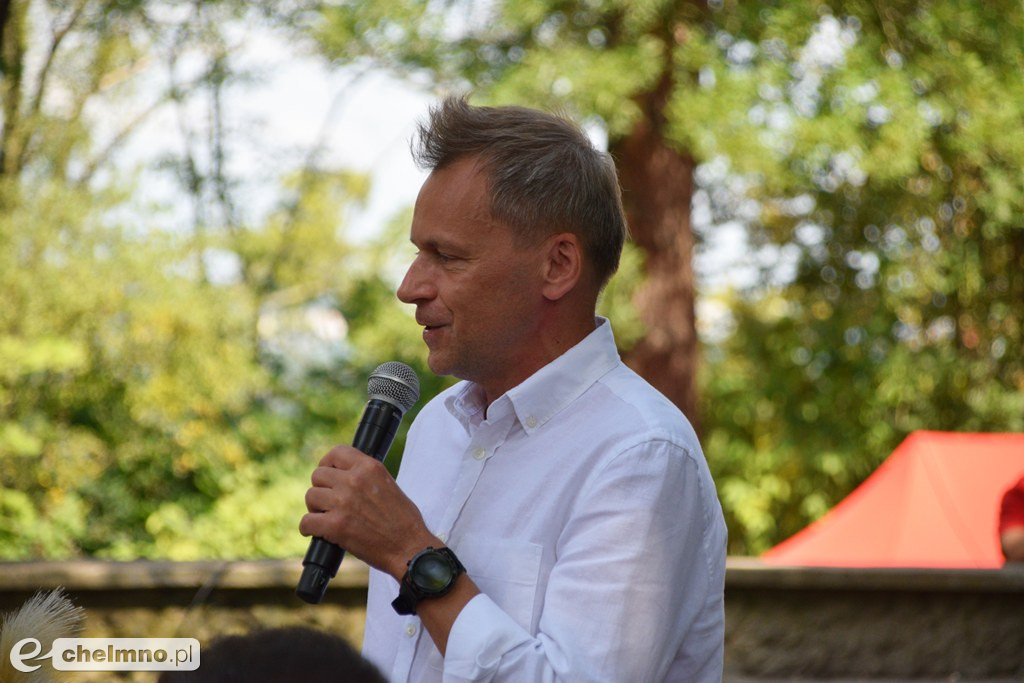 Dariusz Szpakowski i Grzegorz Mielcarski na spotkaniu autorskim z okazji 9 Hills