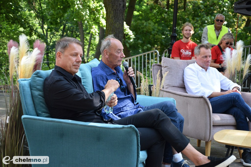 Dariusz Szpakowski i Grzegorz Mielcarski na spotkaniu autorskim z okazji 9 Hills