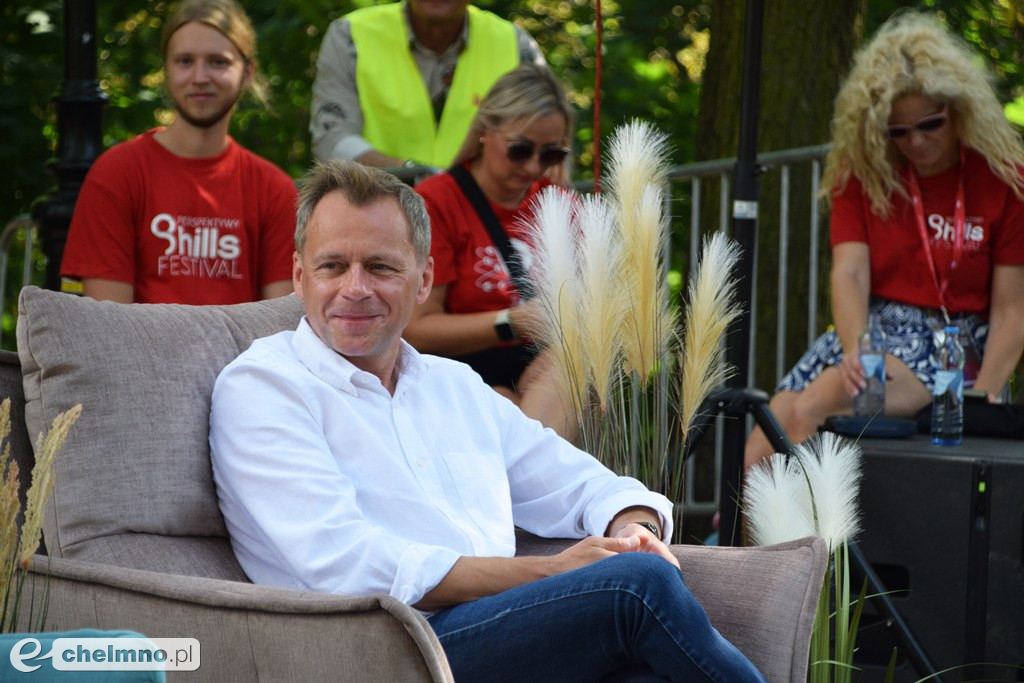 Dariusz Szpakowski i Grzegorz Mielcarski na spotkaniu autorskim z okazji 9 Hills