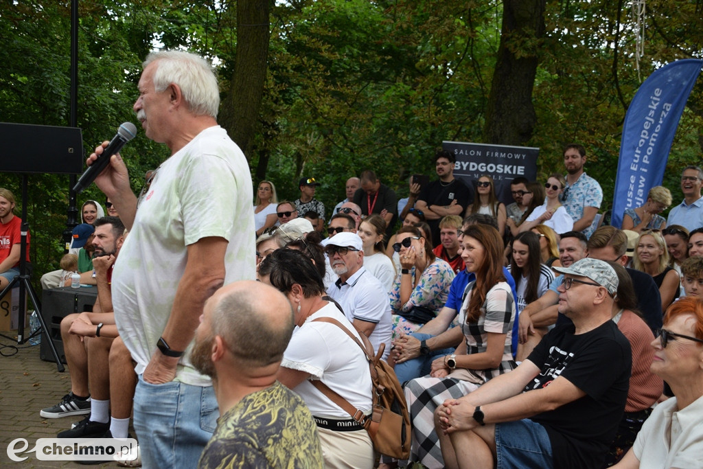 Dariusz Szpakowski i Grzegorz Mielcarski na spotkaniu autorskim z okazji 9 Hills