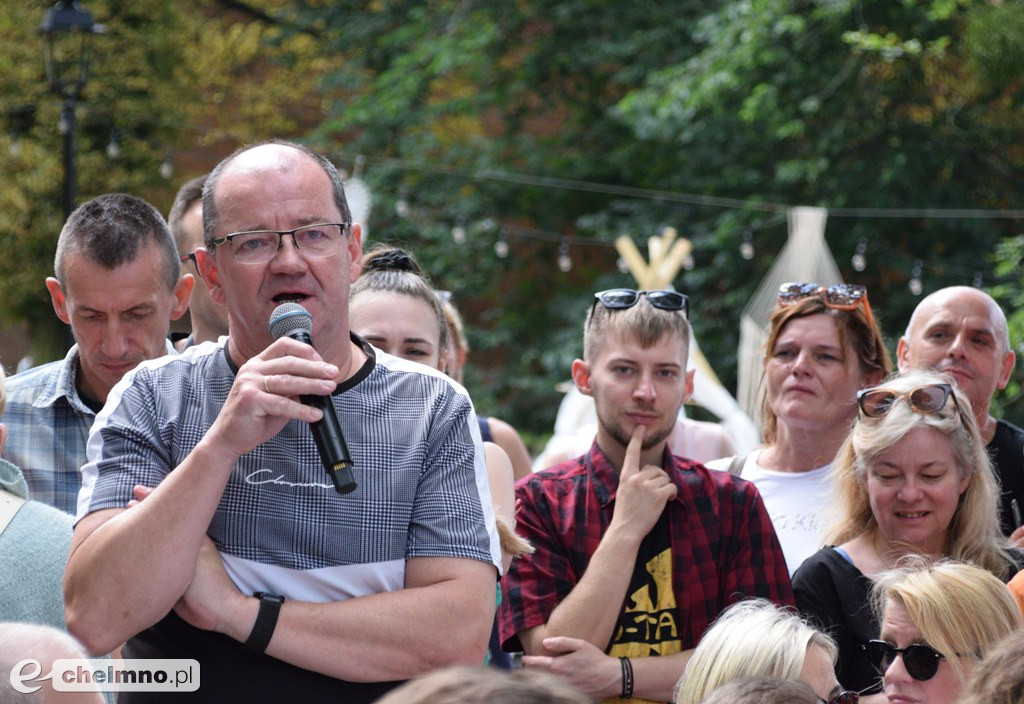 Dariusz Szpakowski i Grzegorz Mielcarski na spotkaniu autorskim z okazji 9 Hills