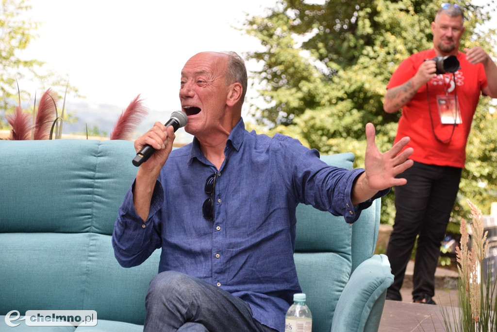 Dariusz Szpakowski i Grzegorz Mielcarski na spotkaniu autorskim z okazji 9 Hills