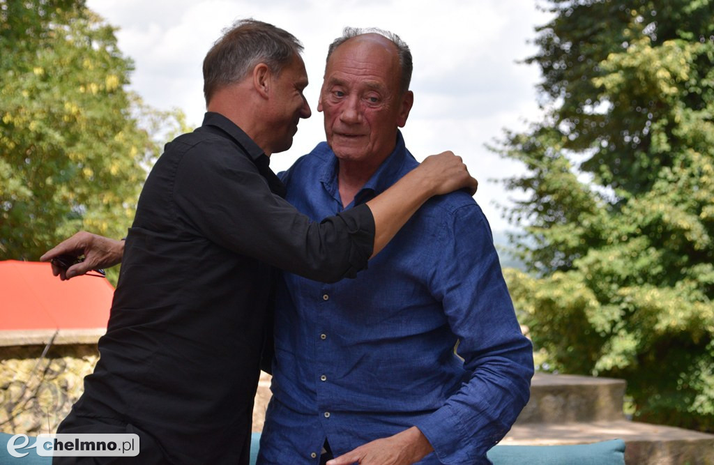 Dariusz Szpakowski i Grzegorz Mielcarski na spotkaniu autorskim z okazji 9 Hills
