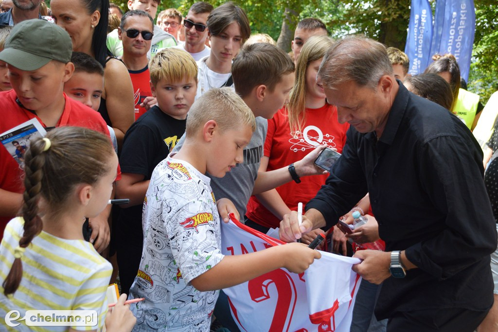 Dariusz Szpakowski i Grzegorz Mielcarski na spotkaniu autorskim z okazji 9 Hills
