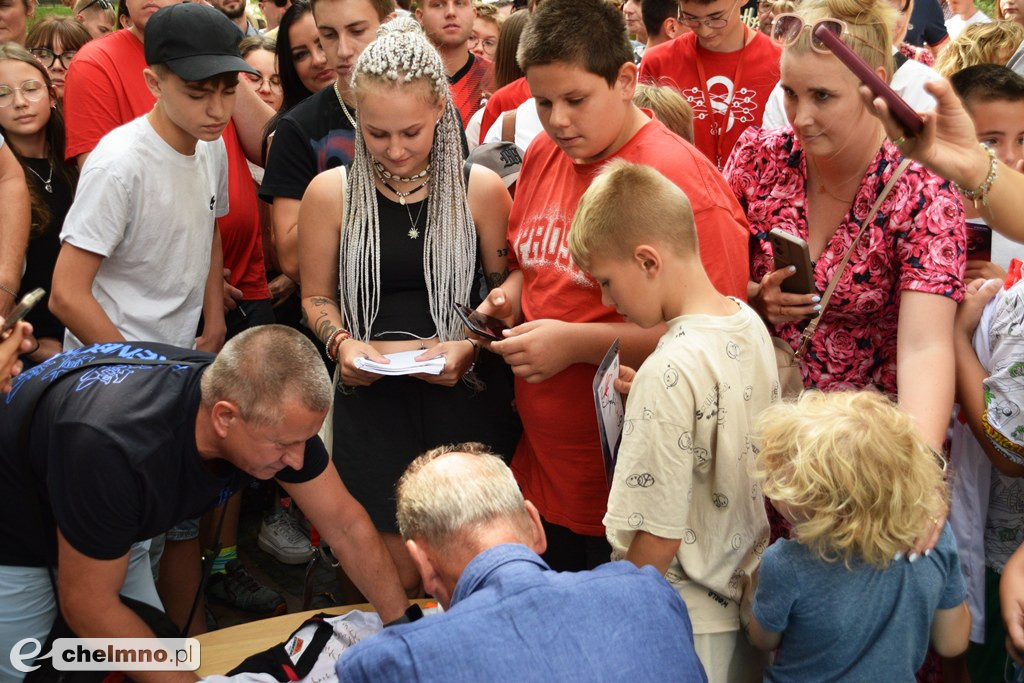 Dariusz Szpakowski i Grzegorz Mielcarski na spotkaniu autorskim z okazji 9 Hills