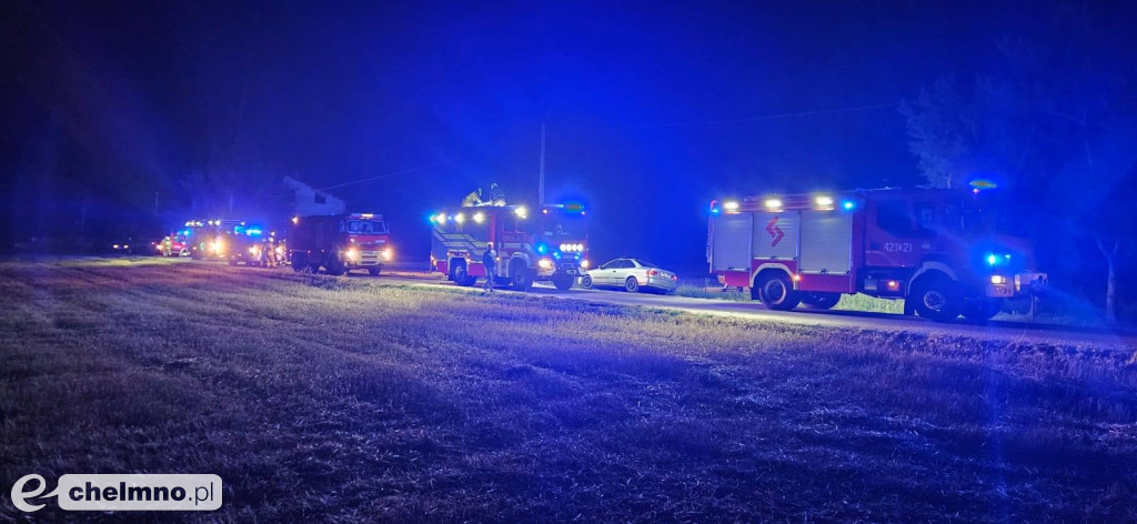 Pożar budynku mieszkalnego w Bieńkówce