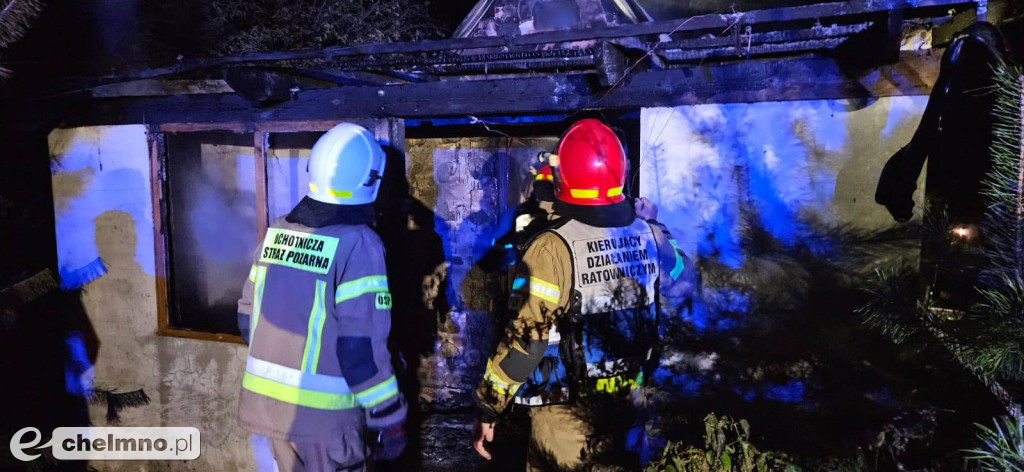 Pożar budynku mieszkalnego w Bieńkówce