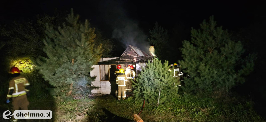 Pożar budynku mieszkalnego w Bieńkówce
