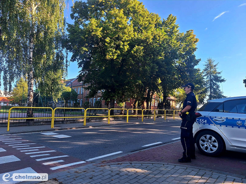 Chełmińscy mundurowi sprawdzili okolice szkół