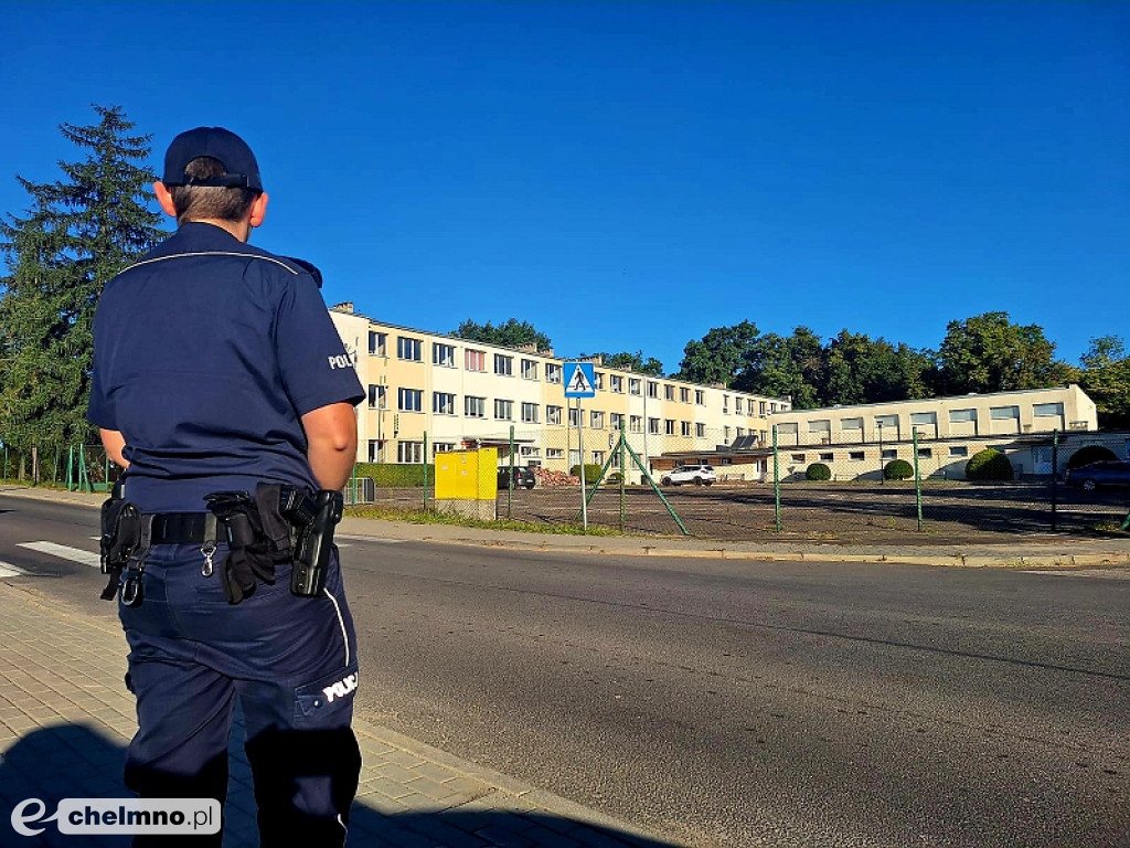 Chełmińscy mundurowi sprawdzili okolice szkół