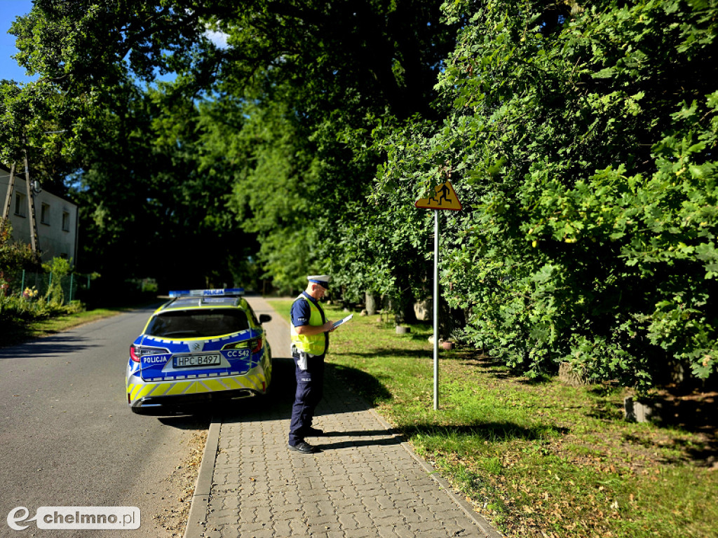 Chełmińscy mundurowi sprawdzili okolice szkół