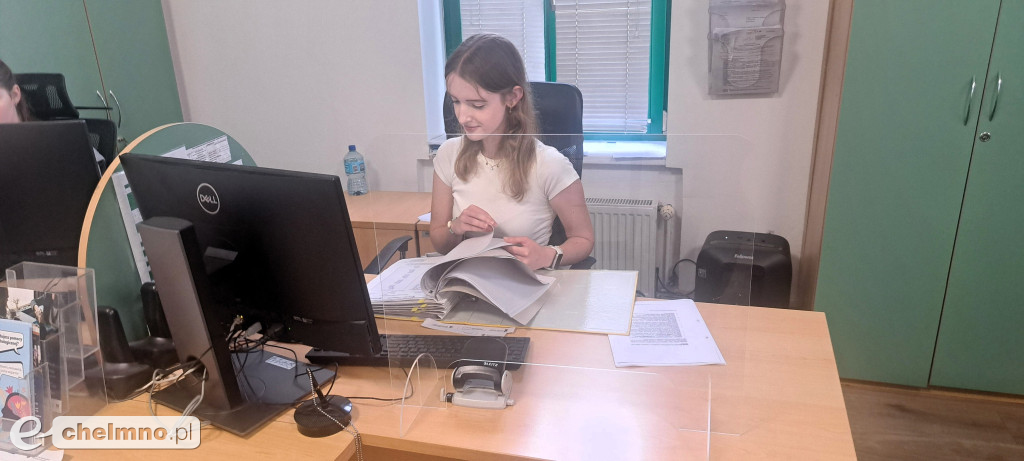 Uczniowie z liceum ogólnokształcącego pracowali...