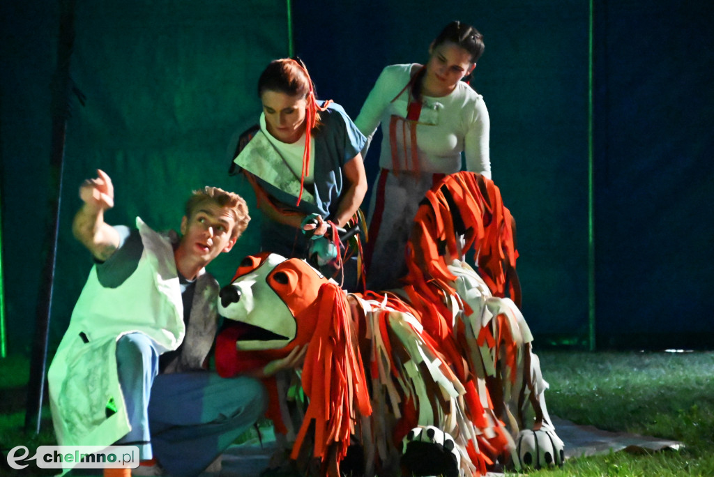 Magiczny teatr pod namiotem w Wabczu