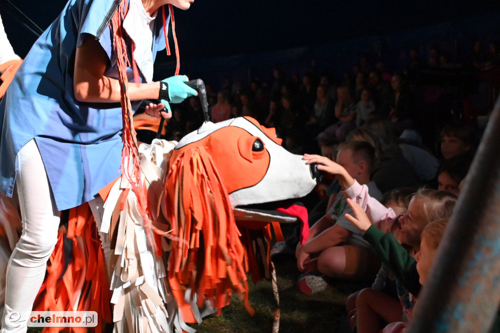 Magiczny teatr pod namiotem w Wabczu