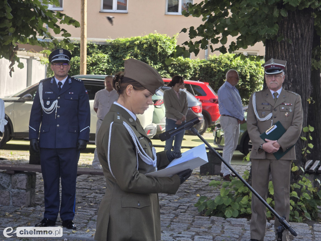 Inauguracja roku szkolnego z udziałem chełmińskich mundurowych