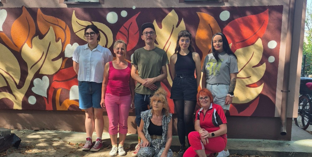 Dekoracja w ramach warsztatów graffiti