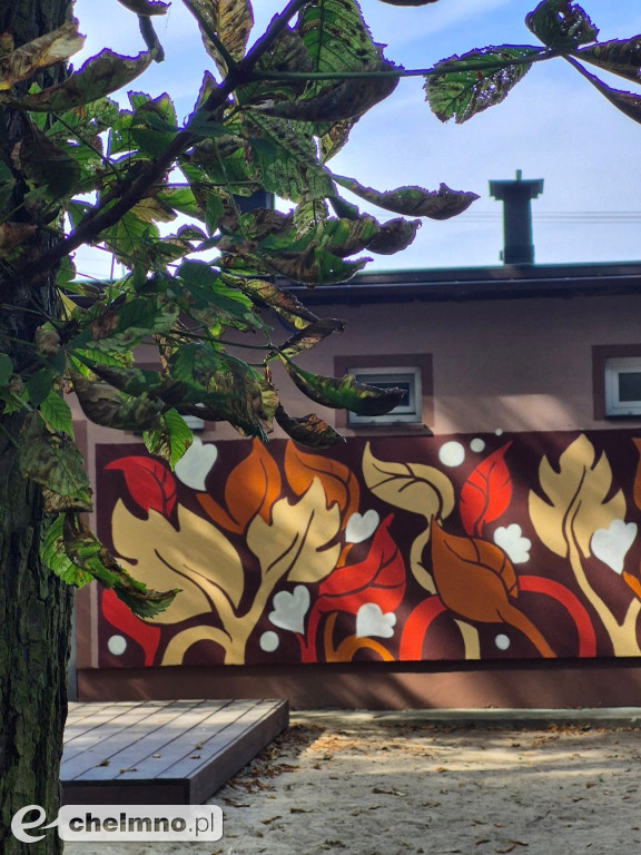 Dekoracja w ramach warsztatów graffiti
