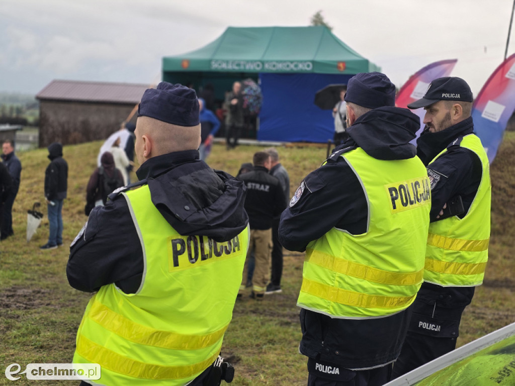 Policjanci czuwali nad bezpieczeństwem uczestników...