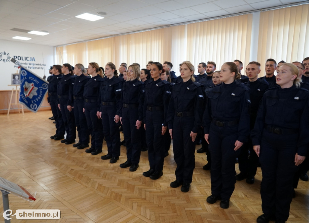 Ślubowanie policjantów w kujawsko-pomorskiem