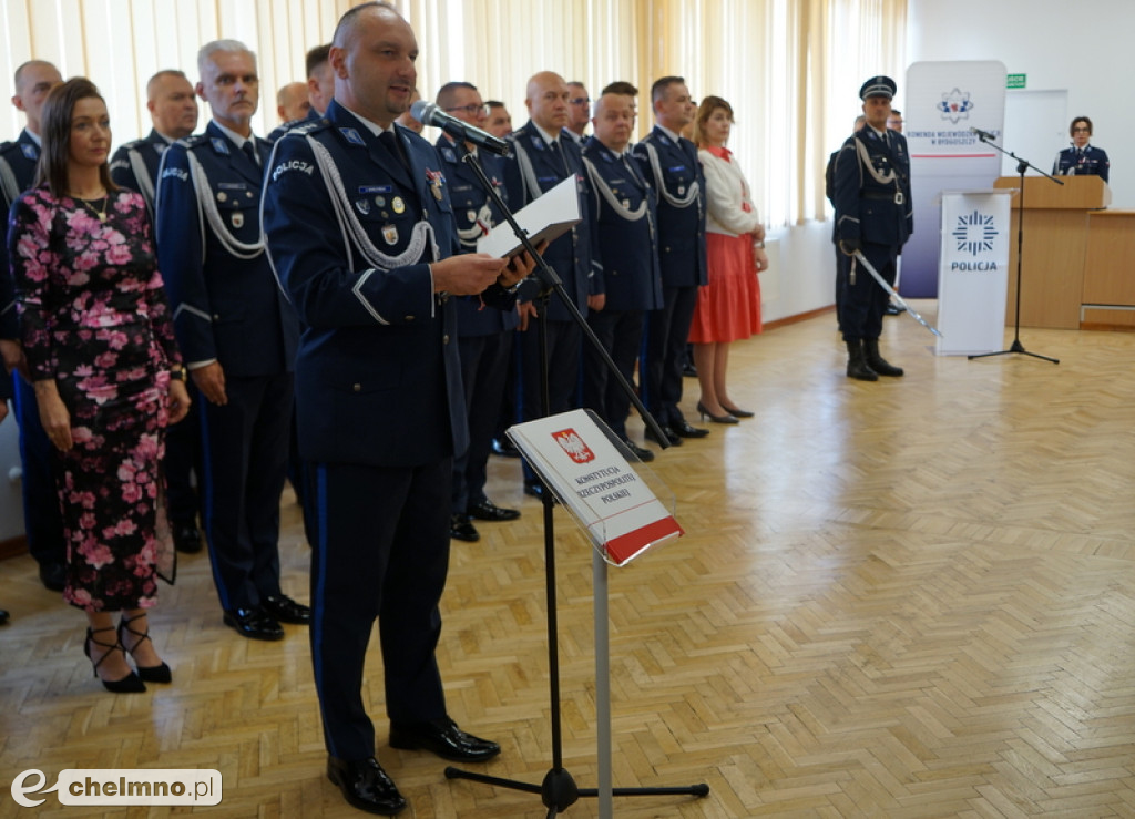 Ślubowanie policjantów w kujawsko-pomorskiem