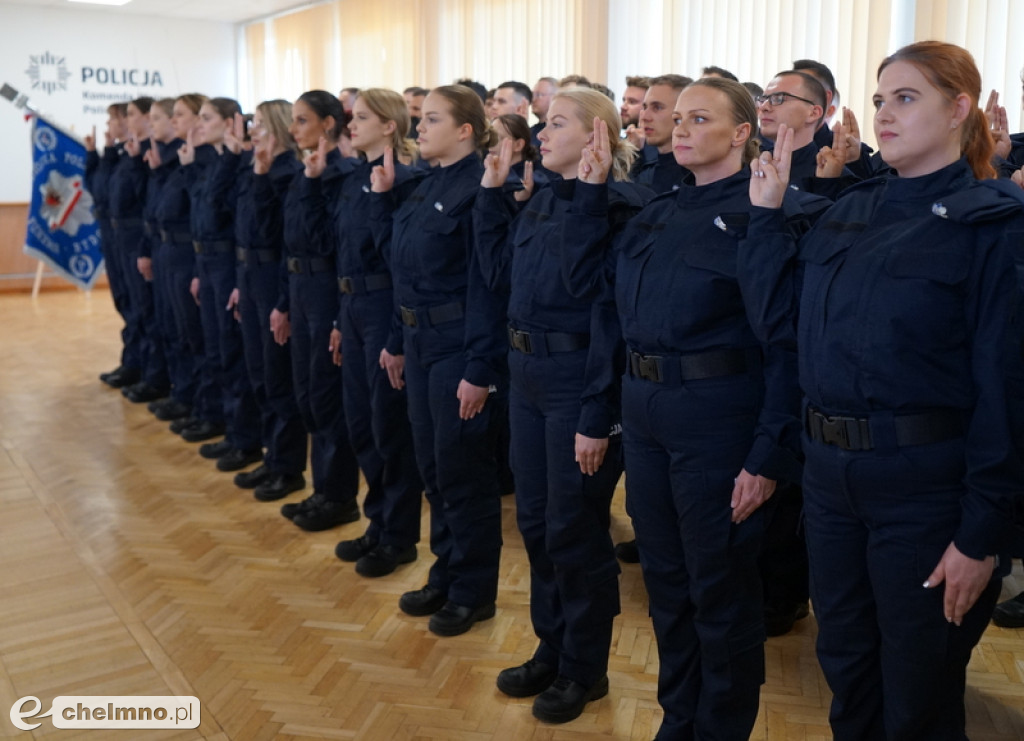 Ślubowanie policjantów w kujawsko-pomorskiem