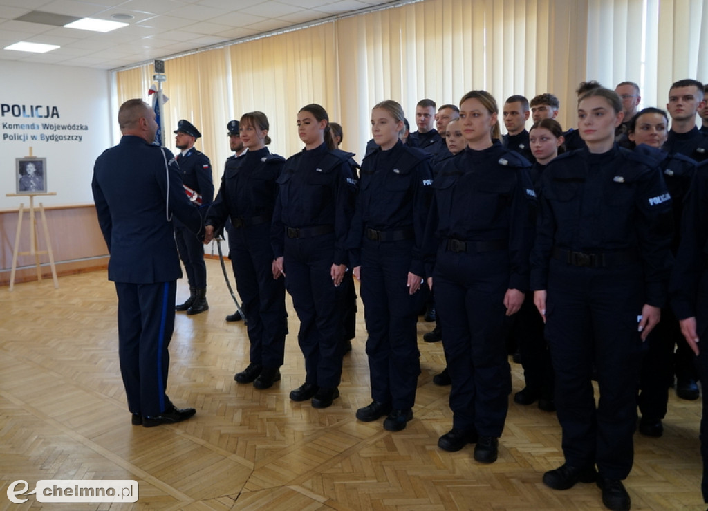 Ślubowanie policjantów w kujawsko-pomorskiem