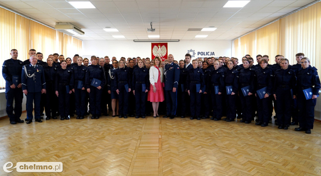 Ślubowanie policjantów w kujawsko-pomorskiem