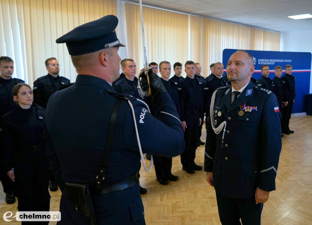Ślubowanie nowych policjantów w kujawsko-pomorskiem