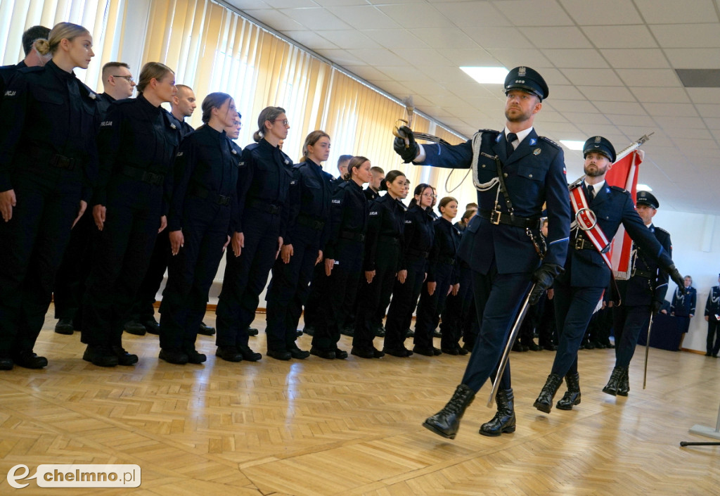 Ślubowanie nowych policjantów w kujawsko-pomorskiem