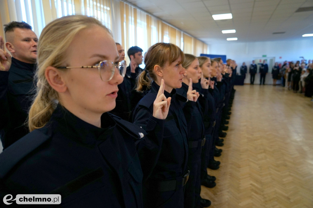 Ślubowanie nowych policjantów w kujawsko-pomorskiem