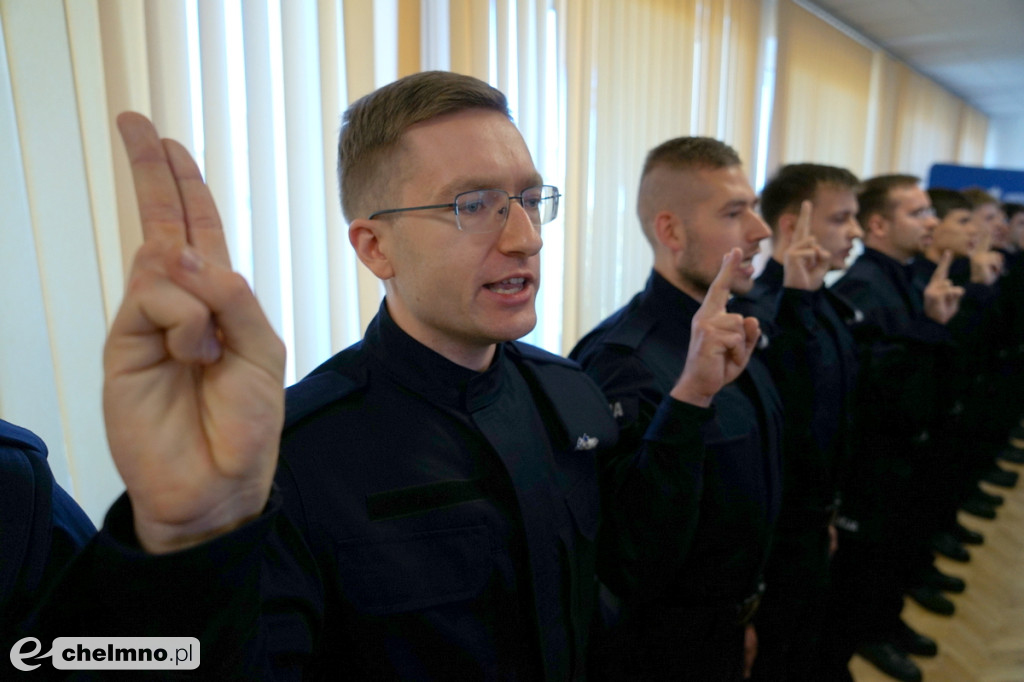 Ślubowanie nowych policjantów w kujawsko-pomorskiem