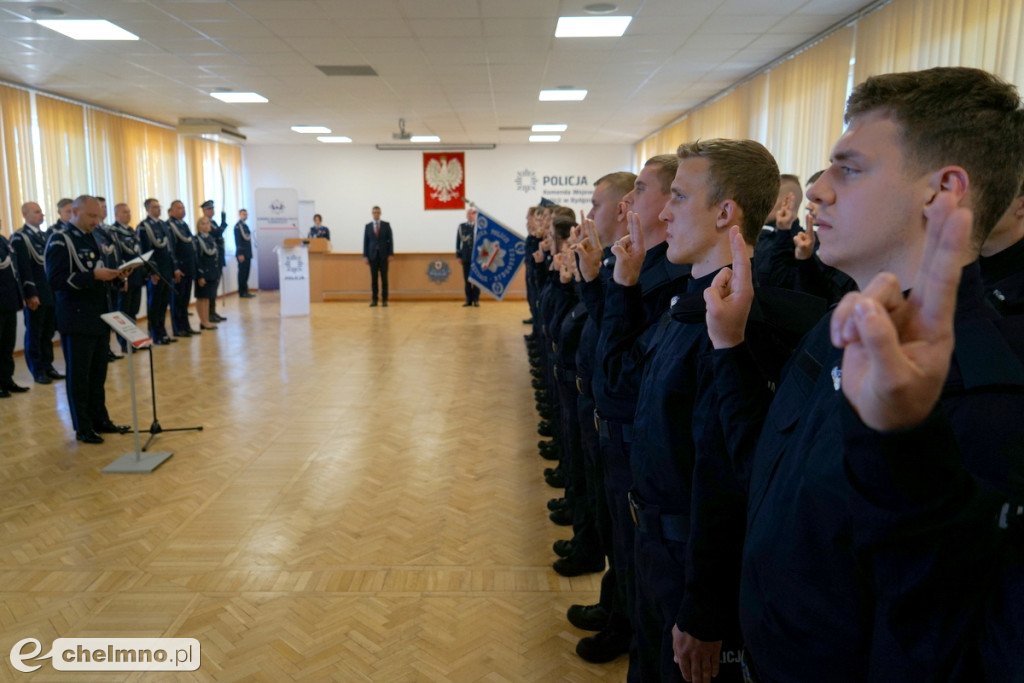 Ślubowanie nowych policjantów w kujawsko-pomorskiem