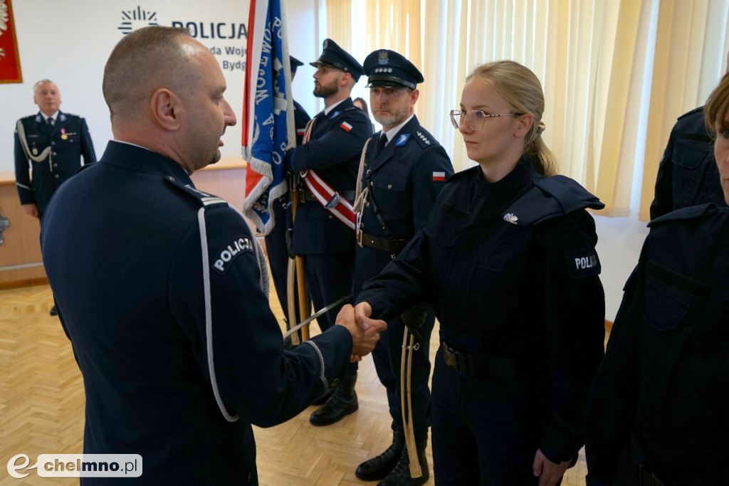 Ślubowanie nowych policjantów w kujawsko-pomorskiem