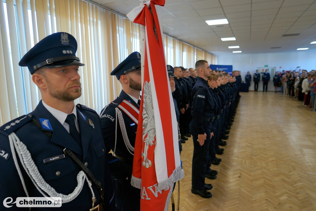 Ślubowanie nowych policjantów w kujawsko-pomorskiem