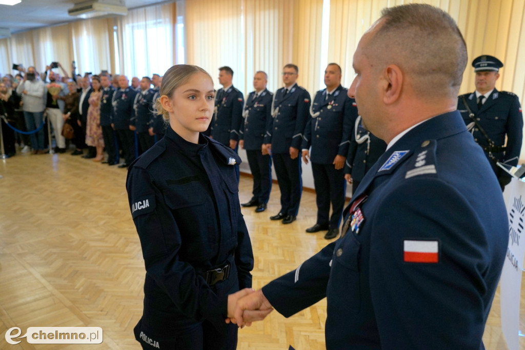 Ślubowanie nowych policjantów w kujawsko-pomorskiem