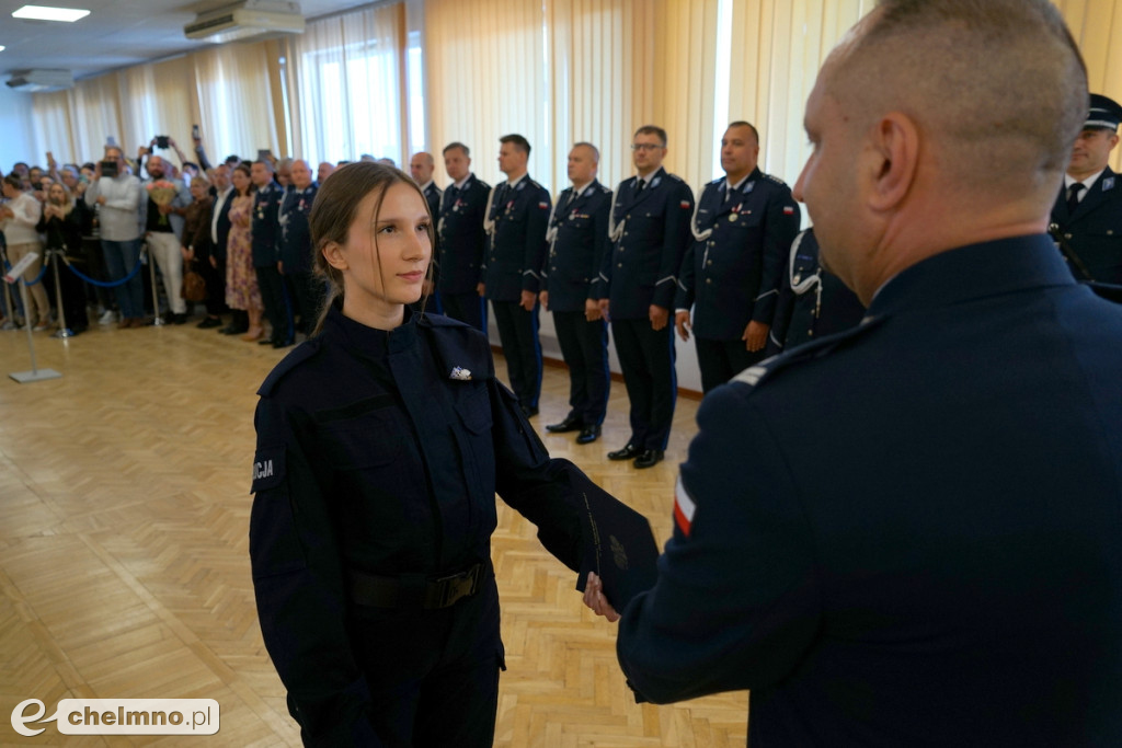 Ślubowanie nowych policjantów w kujawsko-pomorskiem