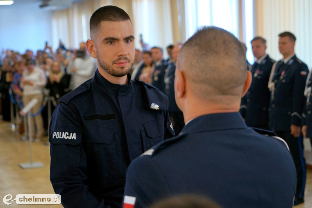 Ślubowanie nowych policjantów w kujawsko-pomorskiem