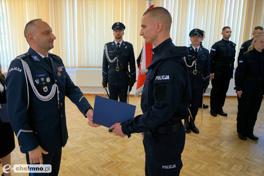 Ślubowanie nowych policjantów w kujawsko-pomorskiem