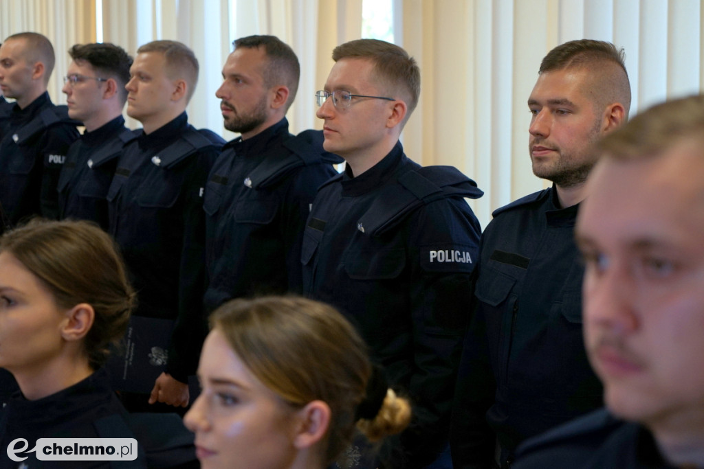Ślubowanie nowych policjantów w kujawsko-pomorskiem